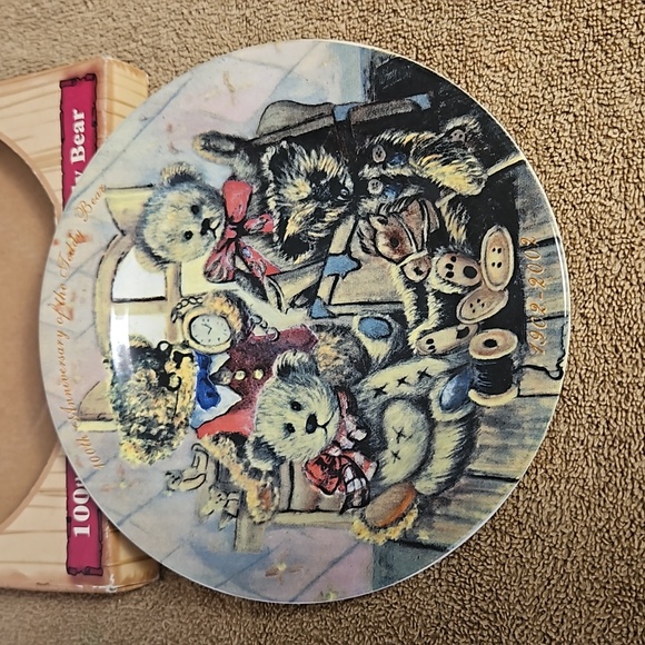 100th Anniversary Teddy Bear Collector's Plate 2002 Limited Edition in Box T10 - Picture 3 of 10